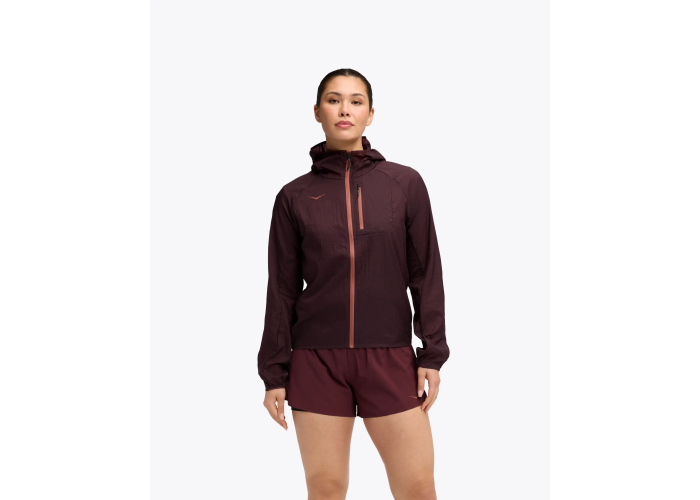 HOKA ONE ONE W SKYFLOW JACKET 1141671-BKC BLACK CHERRY