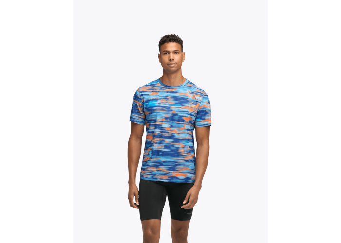 HOKA M AIROLITE SHORT SLEEVE 2.0 1175771P-BBLR BLUE BLURR