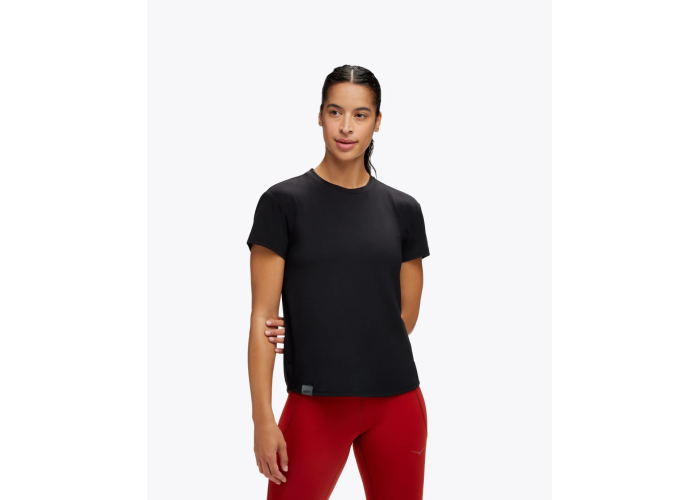 W HOKA ESSENTIAL TEE 1141758-BLK BLACK