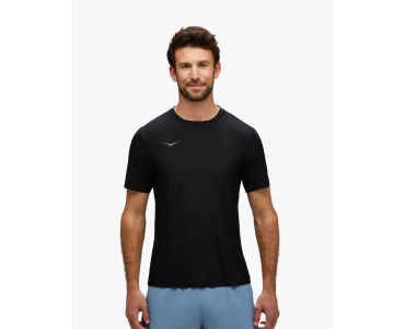 HOKA M AIROLITE RUN SHORT SLEEVE 1151071-BLK BLACK