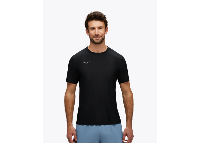 HOKA M AIROLITE RUN SHORT SLEEVE 1151071-BLK BLACK
