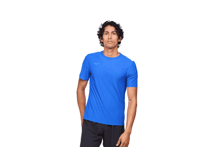 HOKA M AIROLITE RUN SHORT SLEEVE 1151071-ULT ULTRAMARINE