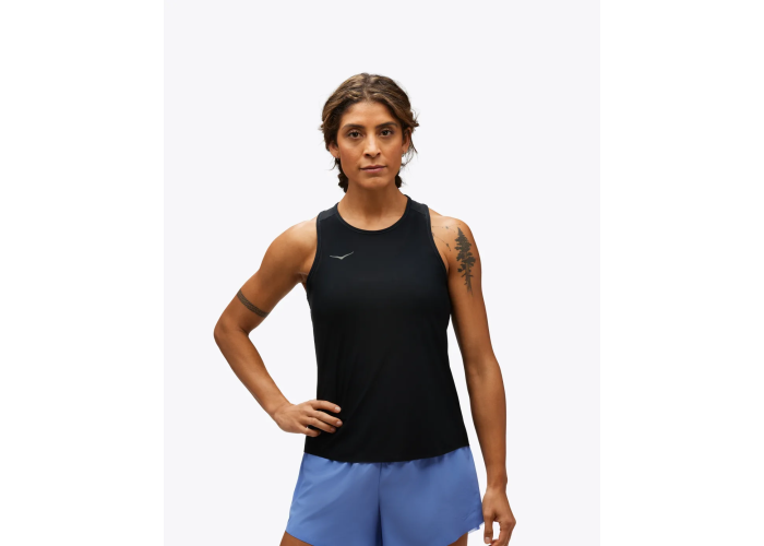 HOKA W AIROLITE RUN TANK 1151082-BLK BLACK
