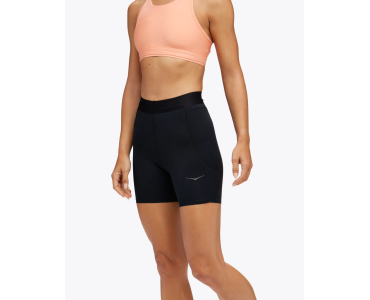 HOKA ONE ONE W NOVAFLY 6'' KNIT SHORT 1151088-BLK BLACK