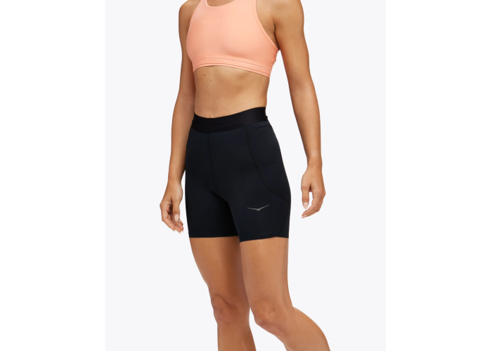 HOKA ONE ONE W NOVAFLY 6'' KNIT SHORT 1151088-BLK BLACK