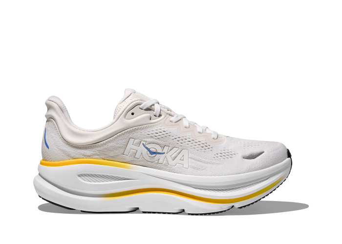 HOKA ONE ONE M BONDI 9 1162011-WGRT WHITE / GROUT