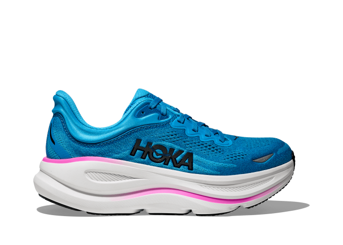 HOKA ONE ONE W BONDI 9 1162012-SNNF SKYWARD BLUE / NEON FUCHSIA