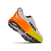 HOKA ONE ONE M BONDI 9 1162011-WNG WHITE / NEON TANGERINE