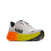 HOKA ONE ONE M BONDI 9 1162011-WNG WHITE / NEON TANGERINE