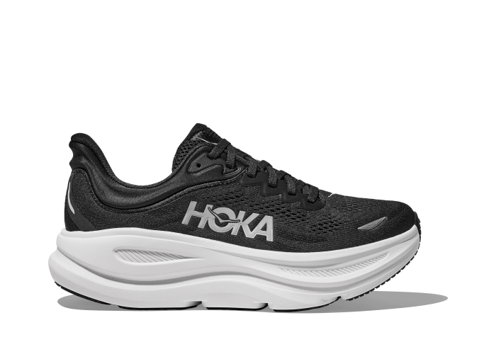 HOKA ONE ONE W BONDI 9 1162012-BWHT BLACK / WHITE