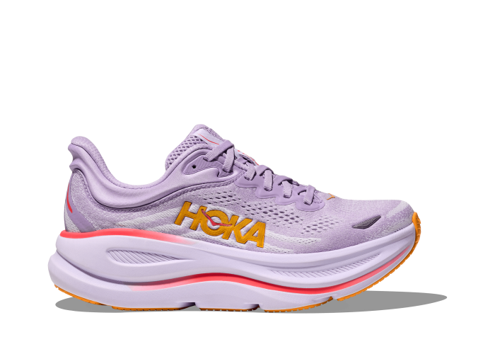 HOKA ONE ONE W BONDI 9 WIDE 1162014-AGH ASTER FLOWER / STARLIGHT GLOW