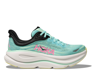 HOKA ONE ONE W BONDI 9 1162012-BTF BLUE SPARK / MINT FLUORITE