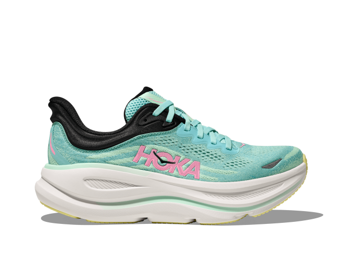 HOKA ONE ONE W BONDI 9 1162012-BTF BLUE SPARK / MINT FLUORITE