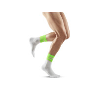 Cep Short Socks 4.0 Green/White