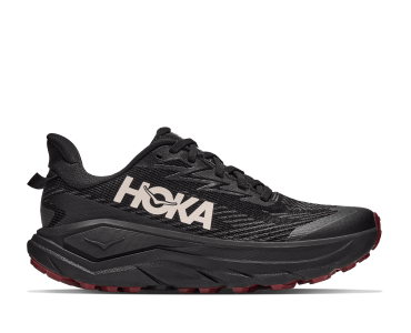 HOKA ONE ONE W CHALLENGER 8 GTX 1171959-BDY BLACK / VARSITY BURGUNDY