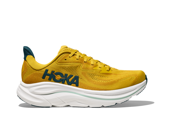 HOKA one one M Clifton 10 1162030-YDT YELLOW GOLD / TIDAL WAVE