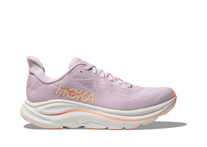 HOKA one one W Clifton 10 1162031-LRMT LILAC CREAM / TANGERINE GLOW