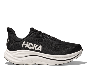 HOKA ONE ONE M CLIFTON 10 WIDE 1162032-BWHT BLACK / WHITE