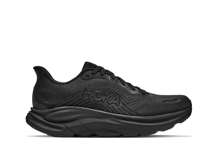 HOKA ONE ONE M CLIFTON 11 WIDE 1177538-BBLC BLACK / BLACK
