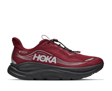 HOKA ONE ONE M CLIFTON 11 GTX 1176574-VYBR VARSITY BURGUNDY / CARBON BLACK