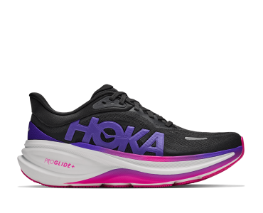 HOKA ONE ONE W CLIFTON PRO 1176530-CKCS CARBON BLACK / COSMIC PURPLE