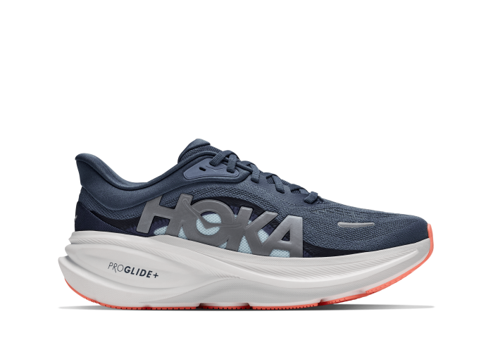 HOKA ONE ONE W CLIFTON PRO 1176530-FYGL FADED NAVY / GLIMMERING BLUE
