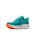 HOKA one one Y Clifton 10 Big Kids 1168860-NCQ NIGHT GLOW BLUE / ELECTRIC AQUA