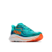 HOKA one one Y Clifton 10 Big Kids 1168860-NCQ NIGHT GLOW BLUE / ELECTRIC AQUA