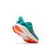 HOKA one one K Clifton 10 Little Kids 1168873-NCQ NIGHT GLOW BLUE / ELECTRIC AQUA