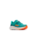 HOKA one one K Clifton 10 Little Kids 1168873-NCQ NIGHT GLOW BLUE / ELECTRIC AQUA
