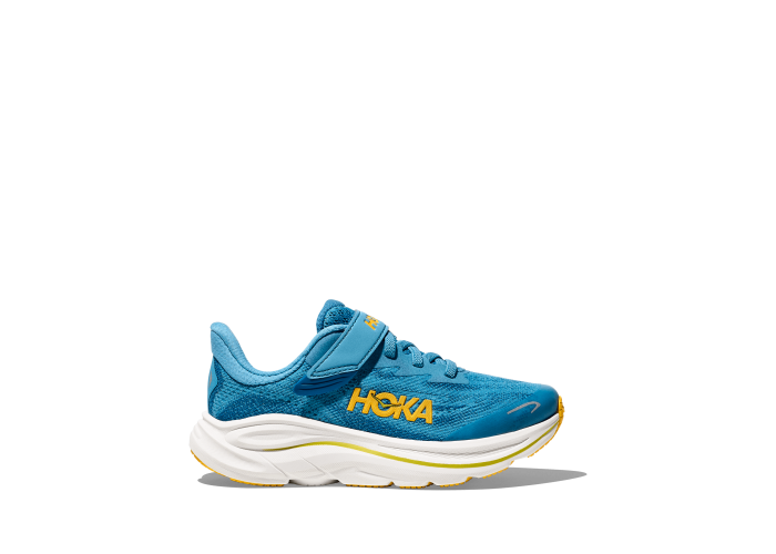 HOKA one one K Clifton 10 Little Kids 1168873-ALF ALPINE BLUE / FOGGY NIGHT