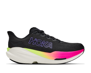 HOKA ONE ONE W MACH X 3 1168721-BNNN BLACK / NEON NEBULA