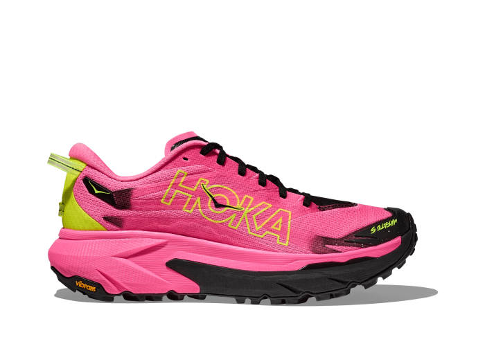 HOKA ONE ONE M MAFATE 5 1168722-NNR NEON ROSE / BLACK