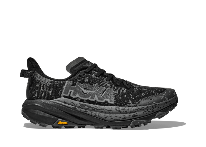 HOKA ONE ONE W SPEEDGOAT 6 GTX 1155151-BCKT BLACK / OUTER ORBIT