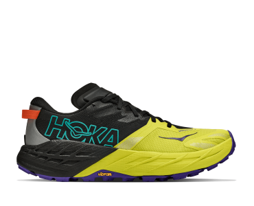 HOKA ONE ONE M SPEEDGOAT 7 1171928-BHK BLACK / HOKA CITRUS