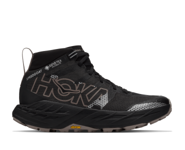HOKA ONE ONE M SPEEDGOAT 7 HIKE GTX 1176638-BCKPB BLACK / PEBBLE GREY