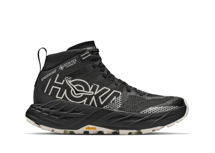 HOKA ONE ONE W SPEEDGOAT 7 HIKE GTX 1176671-BKLB BLACK / ALABASTER