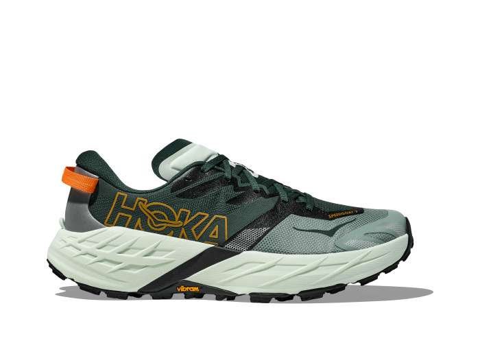 HOKA ONE ONE M SPEEDGOAT 7 1171928-BFS BAY LEAF / SEA GLASS