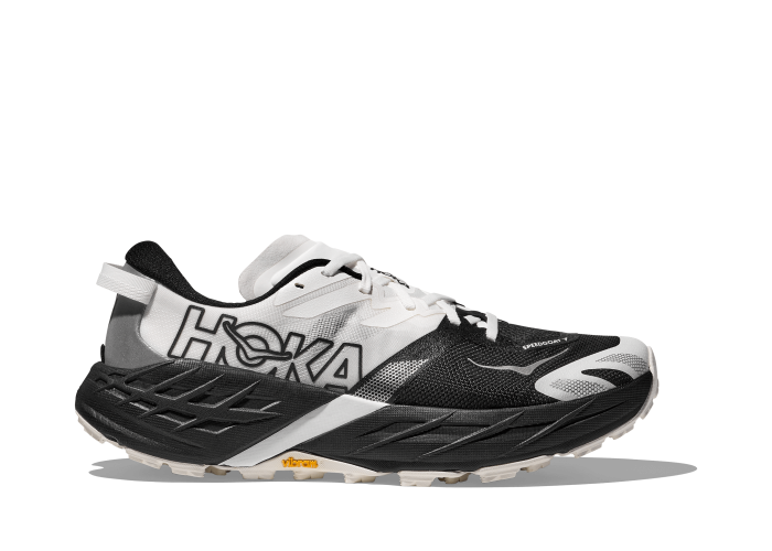 HOKA ONE ONE M SPEEDGOAT 7 1171928-BWHT BLACK / WHITE