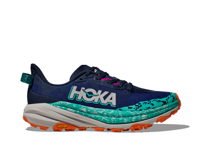 HOKA ONE ONE W Speedgoat 6 WIDE 1147832-VYM  VARSITY NAVY / METEOR