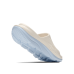 HOKA One One U ORA RECOVERY SLIDE 3 1135061-ARMB ALABASTER / AMBIENT BLUE