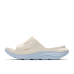 HOKA One One U ORA RECOVERY SLIDE 3 1135061-ARMB ALABASTER / AMBIENT BLUE