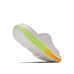 HOKA One One U ORA RECOVERY SLIDE 3 1135061-WTNN WHITE / NEON YUZU