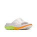 HOKA One One U ORA RECOVERY SLIDE 3 1135061-WTNN WHITE / NEON YUZU