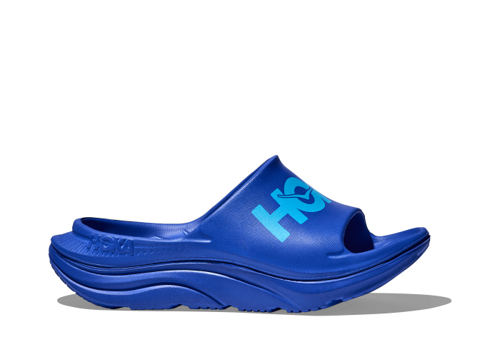 HOKA One One U ORA ATHLETIC SLIDE 1155154-USK ULTRAMARINE / SKYWARD BLUE