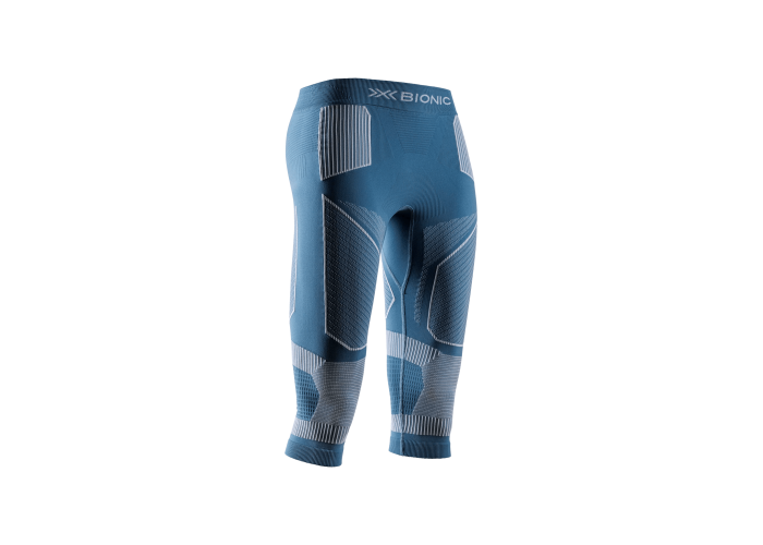 X-BIONIC W ENERGY ACCUMULATOR LIGHT PANTS 3/4 MINERAL BLUE / ARCTIC WHITE