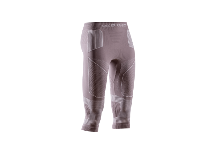 X-BIONIC W ENERGY ACCUMULATOR LIGHT PANTS 3/4 DUSTY LAVENDER / ARCTIC WHITE