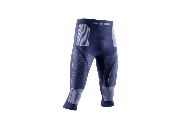 X-BIONIC M ENERGY ACCUMULATOR 4.0 Pants 3/4 MARINE / OPTICAL WHITE