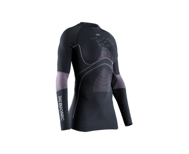X-Bionic W Energy Accumulator 4.0 SHIRT LS CHARCOAL / MAGNOLIA