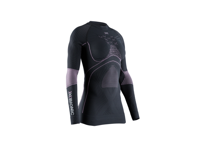 X-Bionic W Energy Accumulator 4.0 SHIRT LS CHARCOAL / MAGNOLIA